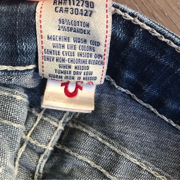 True Religions womens denim jeans size 28 - Picture 6 of 9